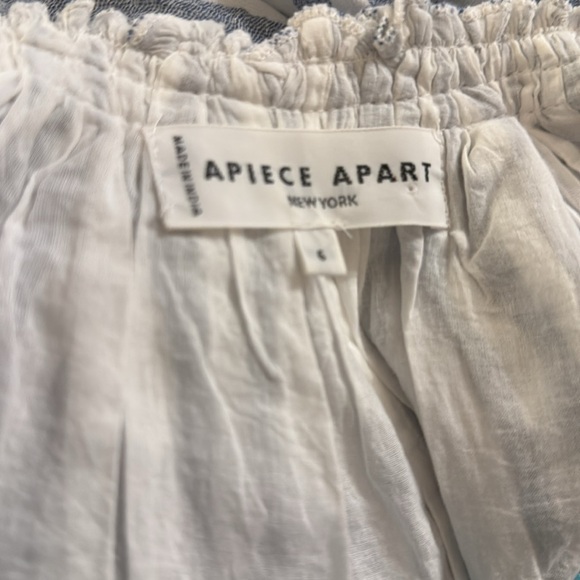 Apiece Apart Highland Jumpsuit Size 6 Women's Casual Striped One Piece - Picture 10 of 11